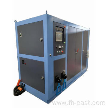 150kg medium frequency melting furnace with servo control